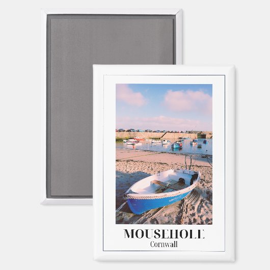 Mousehole, Cornwall, Engeland Magneet (Voorkant / Achterkant)