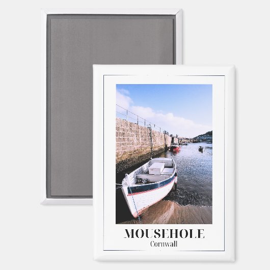 Mousehole, Cornwall, Engeland Magneet (Voorkant / Achterkant)