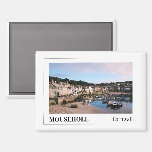 Mousehole, Cornwall, Engeland Magneet (Voorkant / Achterkant)