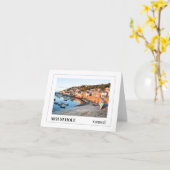 Mousehole, Cornwall Kaart (Gele Bloem)