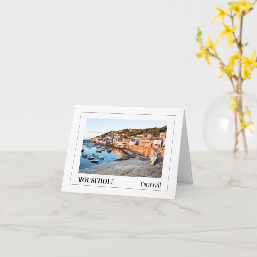Mousehole, Cornwall Kaart (Gele Bloem)
