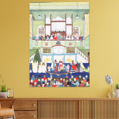 Mousehole Methodist Chapel Cornwall Canvas Afdruk (Insitu (Woonkamer))