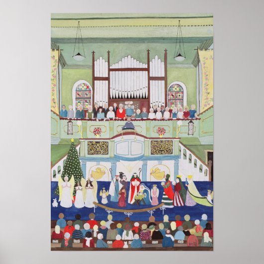 Mousehole Methodist Chapel Cornwall Poster (Voorkant)