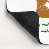 Mousemat: De kat Muismat (Hoek)