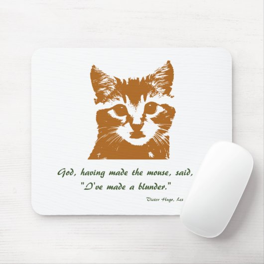 Mousemat: De kat Muismat (Met muis)