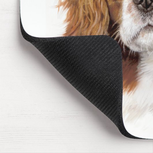 Mousemat : Spaniel van de Cavalier-koning Muismat (Hoek)