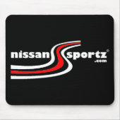 Mousemat - zwart muismat (Voorkant)