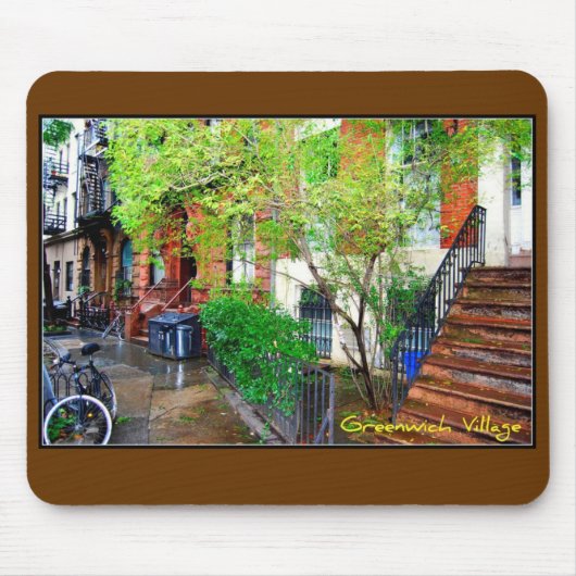 Mousepad 1 - Greenwich Village, NYC Muismat (Voorkant)