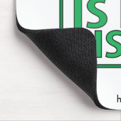 Mousepad - 2D voor dienstreizen Muismat (Hoek)