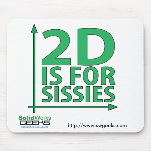 Mousepad - 2D voor dienstreizen Muismat (Voorkant)