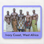 Mousepad, 5 krijgers, paars muismat (Voorkant)