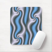 Mousepad, abstract, blauw, wit, grijs muismat (Met muis)