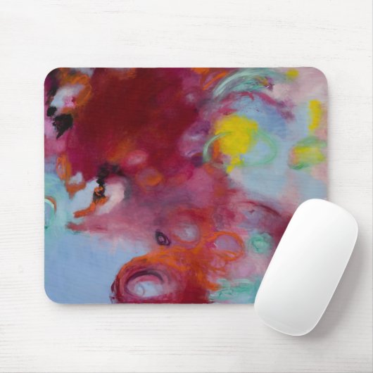 mousepad abstracte art Julie Michel Muismat (Met muis)