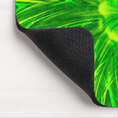 Mousepad Abstracte lijnen Groene bloem Muismat (Hoek)