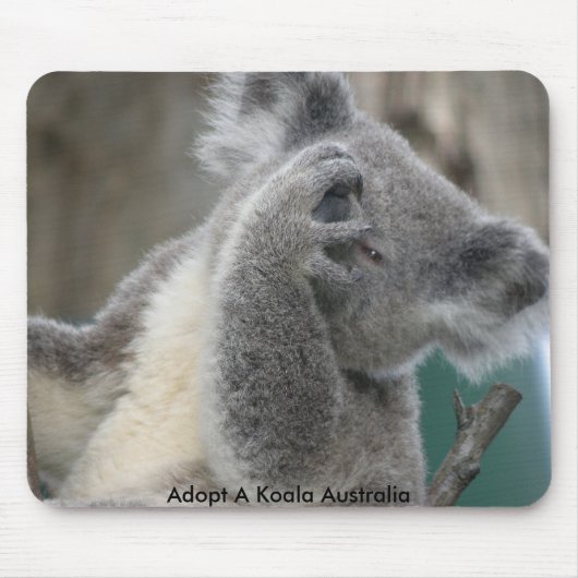 Mousepad adopteert een Koala Australia-poot Muismat (Voorkant)