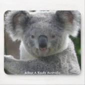Mousepad adopteert een Koala Australië Muismat (Voorkant)