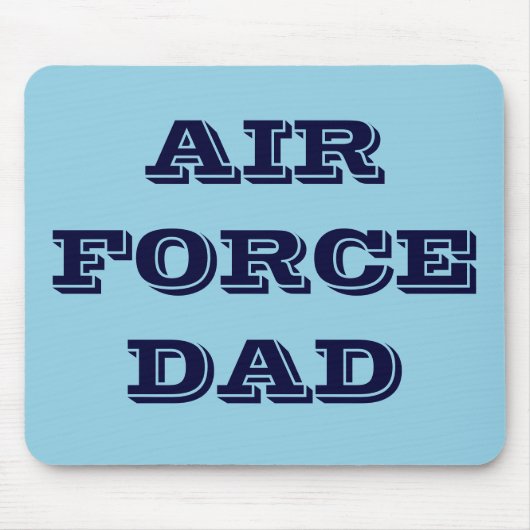 Mousepad Air Force Dad Muismat (Voorkant)