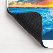 Mousepad Alpaca op het strand, bedankt Muismat (Hoek)