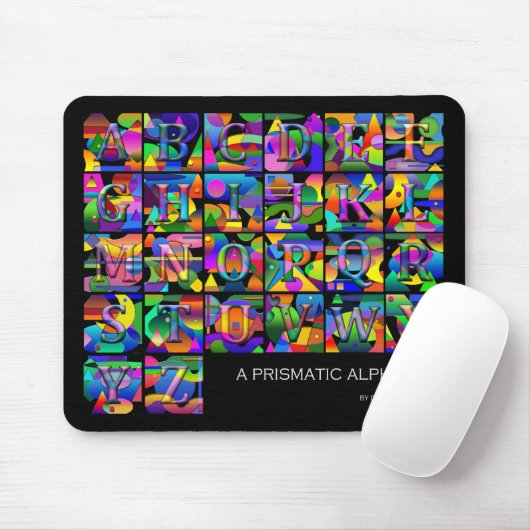 Mousepad Alphabet Muismat (Met muis)
