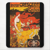 Mousepad  American Crescent Cycles Muismat (Voorkant)