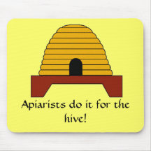 Mousepad - Apiaristen doen het voor de korf