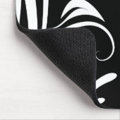 Mousepad arabesco preto e branco muismat (Hoek)