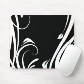 Mousepad arabesco preto e branco muismat (Met muis)