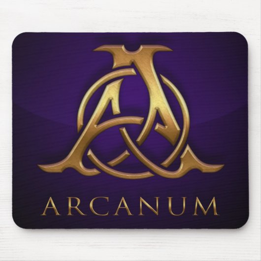 Mousepad Arcanum Logo/blauw Muismat (Voorkant)
