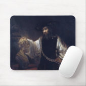 Mousepad Aristoteles met een buste van Homer Rembr Muismat (Met muis)