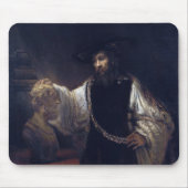 Mousepad Aristoteles met een buste van Homer Rembr Muismat (Voorkant)