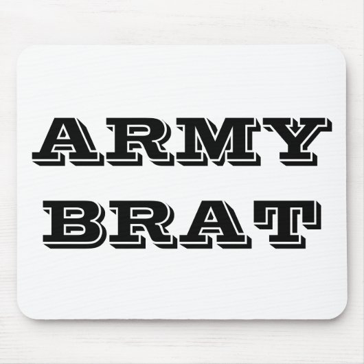 Mousepad Army Brat Muismat (Voorkant)