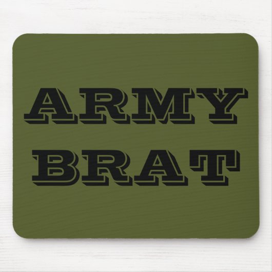 Mousepad Army Brat Muismat (Voorkant)