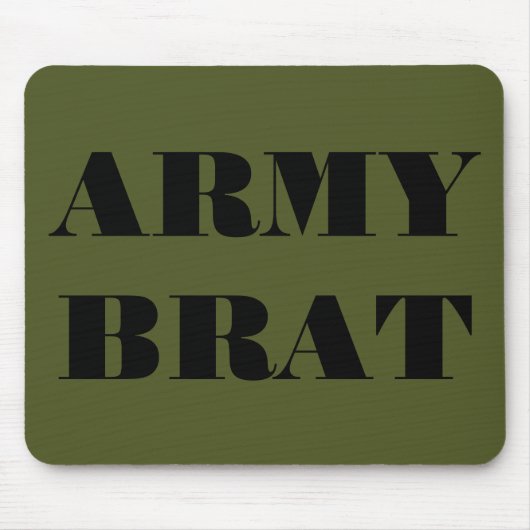 Mousepad Army Brat Muismat (Voorkant)