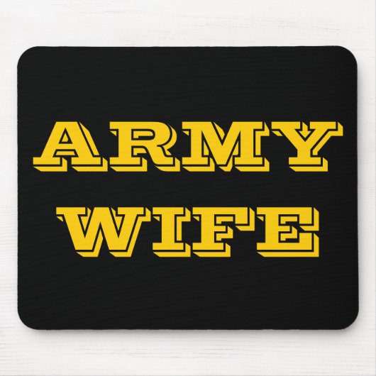 Mousepad Army Wife Muismat (Voorkant)