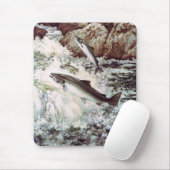 Mousepad/Atlantische zalm Muismat (Met muis)