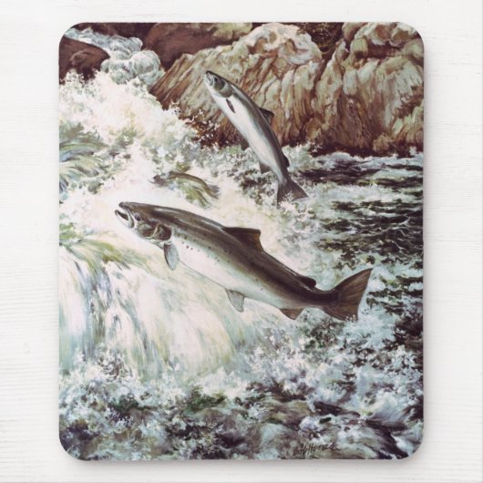 Mousepad/Atlantische zalm Muismat (Voorkant)