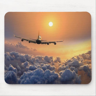 MousePad - Aviacão com pôr-do-sol Muismat