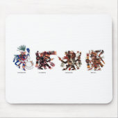 Mousepad: Aztec Pantheon Muismat (Voorkant)