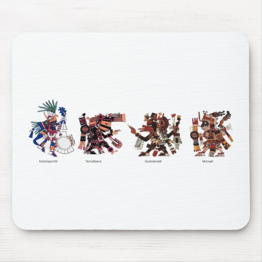 Mousepad: Aztec Pantheon Muismat (Voorkant)