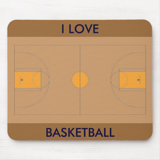 MOUSEPAD BASKETBALL MUISMAT (Voorkant)