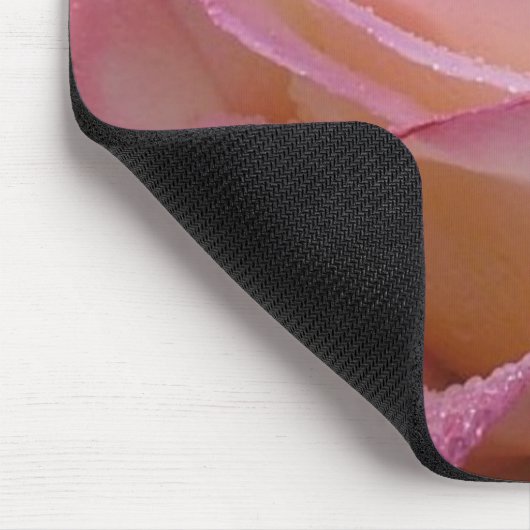 Mousepad Beauful Pink Rose Muismat (Hoek)