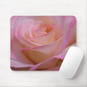 Mousepad Beauful Pink Rose Muismat (Met muis)