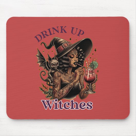 Mousepad Beba com As Bruxas Muismat (Voorkant)