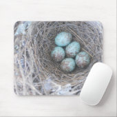 Mousepad Bird's Nest with Eggs Photography Muismat (Met muis)