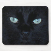Mousepad - Black Cat Face Muismat (Voorkant)