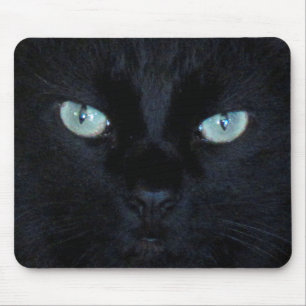 Mousepad - Black Cat Face Muismat