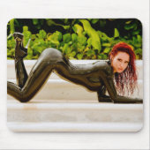 MOUSEPAD - BLACK CATSUIT - Bianca Beauchamp Muismat (Voorkant)