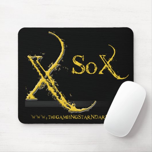 Mousepad Black Muismat (Met muis)