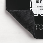 Mousepad - BLACK - QR - GLAM-Sammlung Muismat (Hoek)