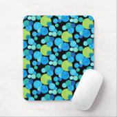 Mousepad, Blauwe Moons Patroon Muismat (Met muis)